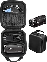 CaseSack Camcorder Case for Sony HD Video Recording HDRCX440, HDRCX405 Handycam; Canon VIXIA HF R800, Panasonic HC-V180K, Kimire HD Recorder, Sony HDRAZ1VR/W, SiOnyx Aurora Day/Night Action Camera