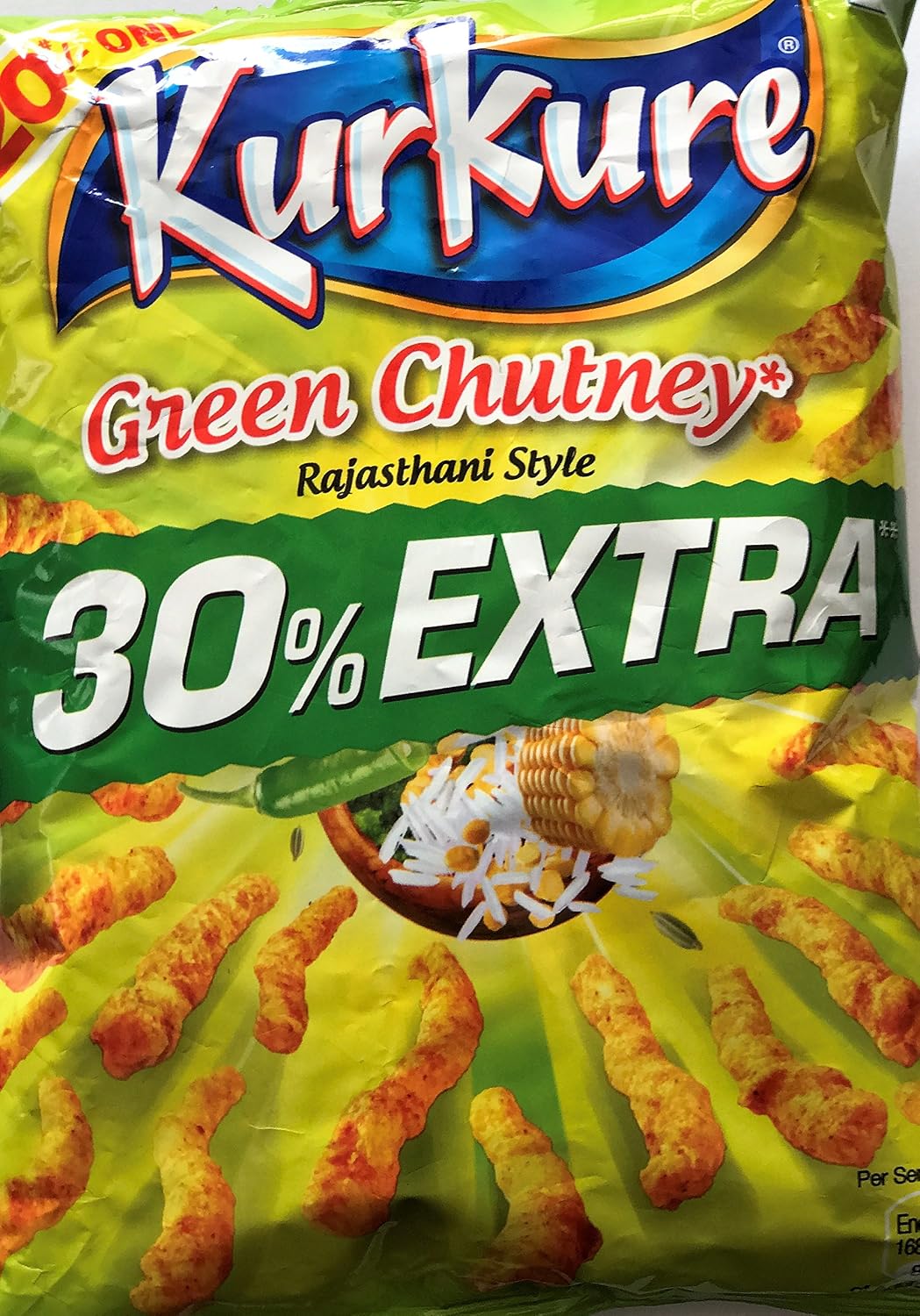Kurkure Green Chutney Rajasthani Style 2x100g