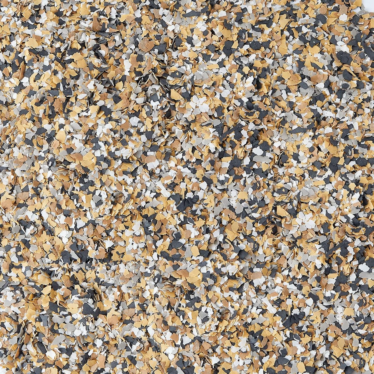 Timtin 1400 G/ 3.08 Lb Blend Color Chips Concrete Floor Coatings Decorative Paint Flakes for Walls Garage Floor Paint Interior Exterior Floors (Black, White,Gray, Light Yellow, Light Coffee)