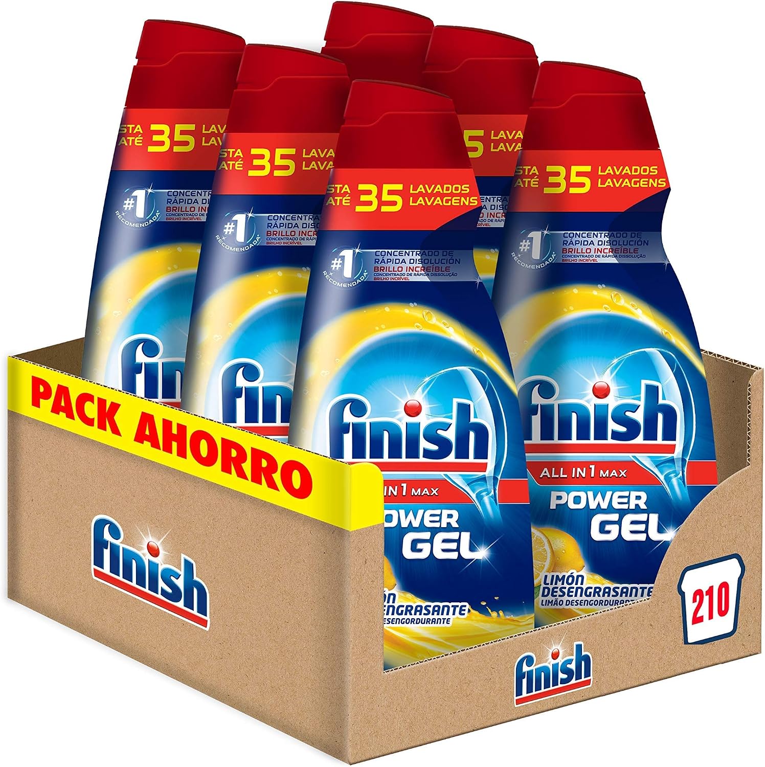 Finish Lemon Gel Full Box
