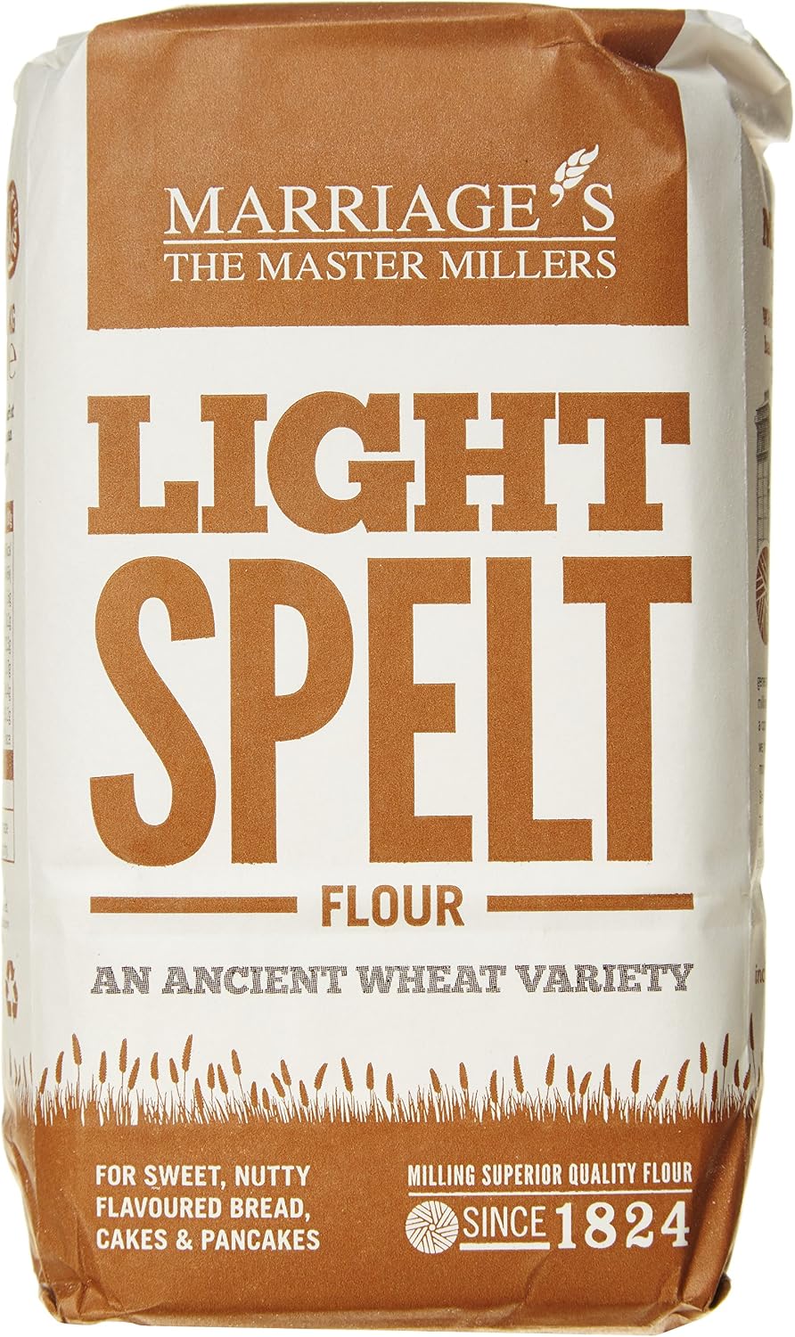 Marriages Light Spelt Flour 1 kg (Pack of 6)