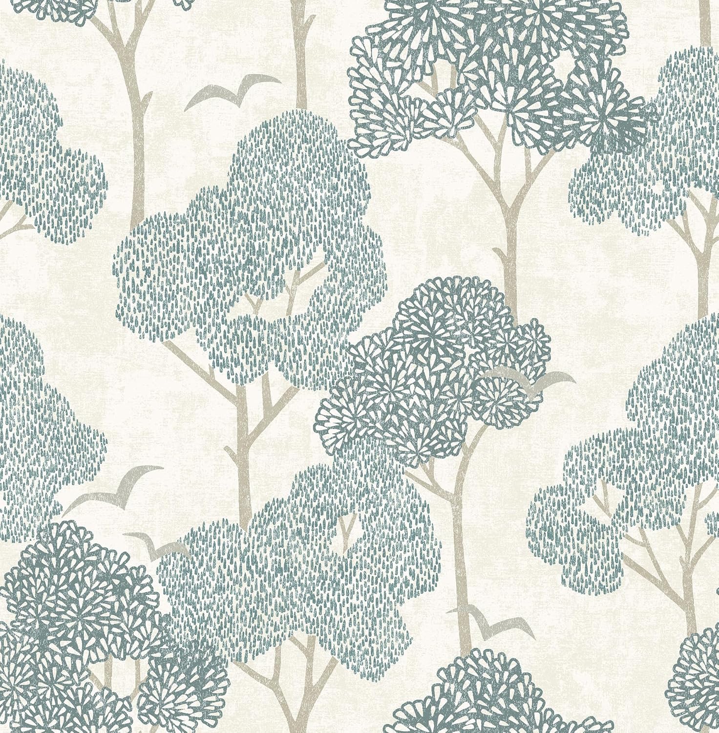 NuWallpaper Millie Blue Peel and Stick Wallpaper