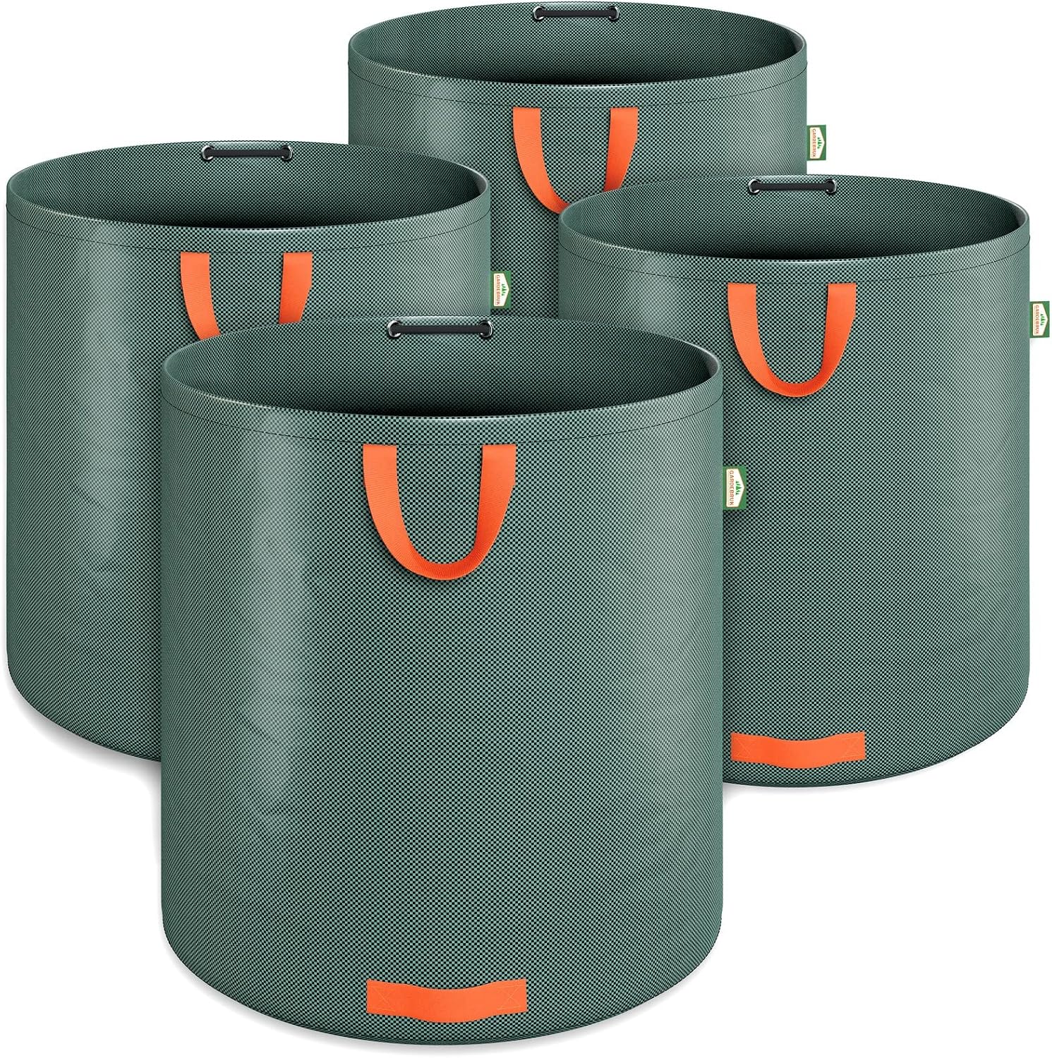 Gardebruk Garden Waste Bag 4x500 Litres 50 kg Load Capacity Stable Robust Washable Garden Lawn Bag Toy Bag Leaf Bag