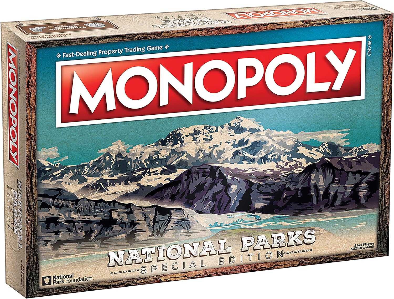 Monopoly National Parks 2020 Edition | Featuring Over 60 National Parks from Across The United States | Iconic Locations Such as Yellowstone, Yosemite, Grand Canyon, and More | Licensed Monopoly Game | lawn-game-equipment