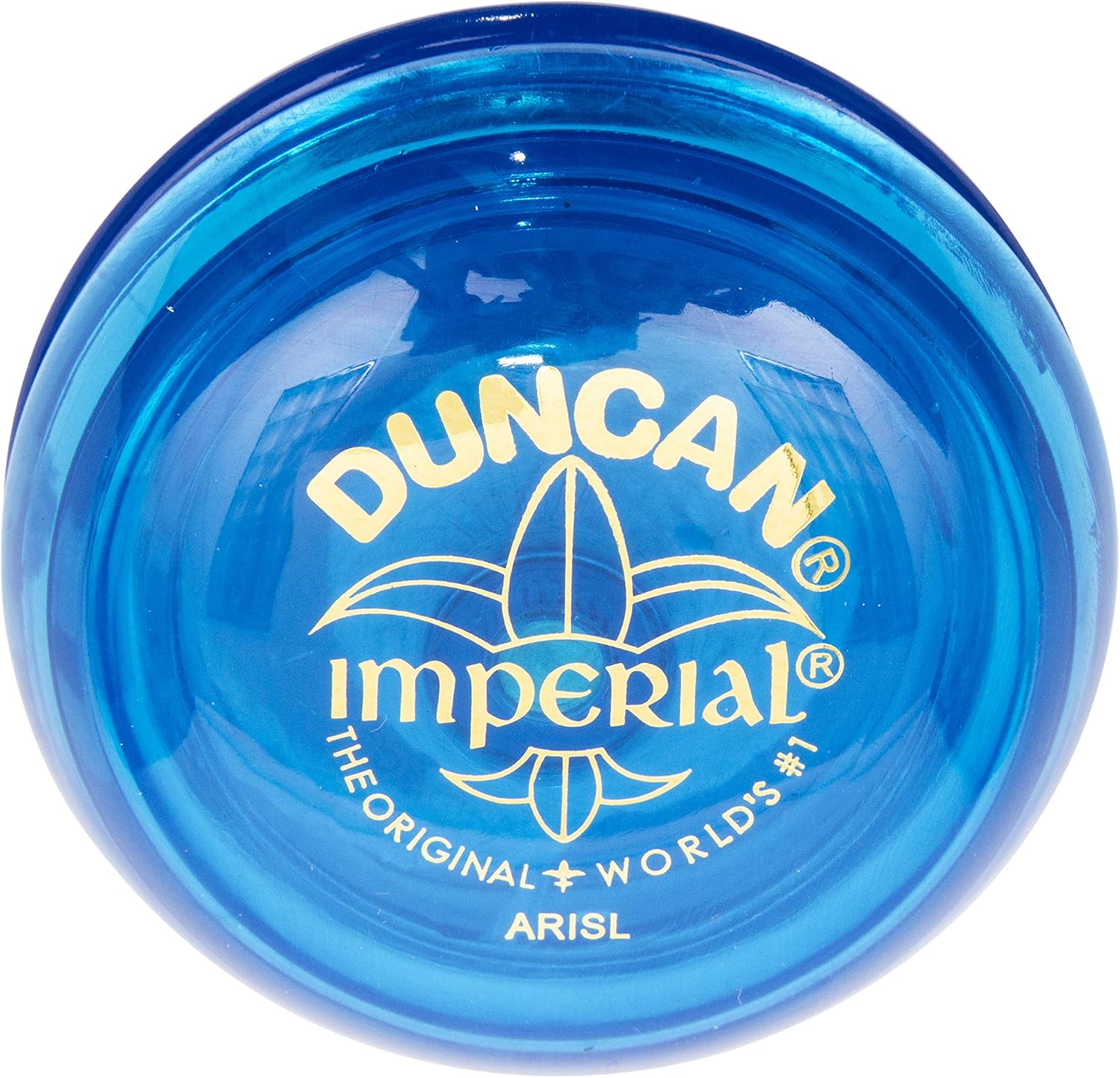 Duncan Toys Imperial Yo-Yo, Beginner Yo-Yo with String, Steel Axle and Plastic Body, Blue