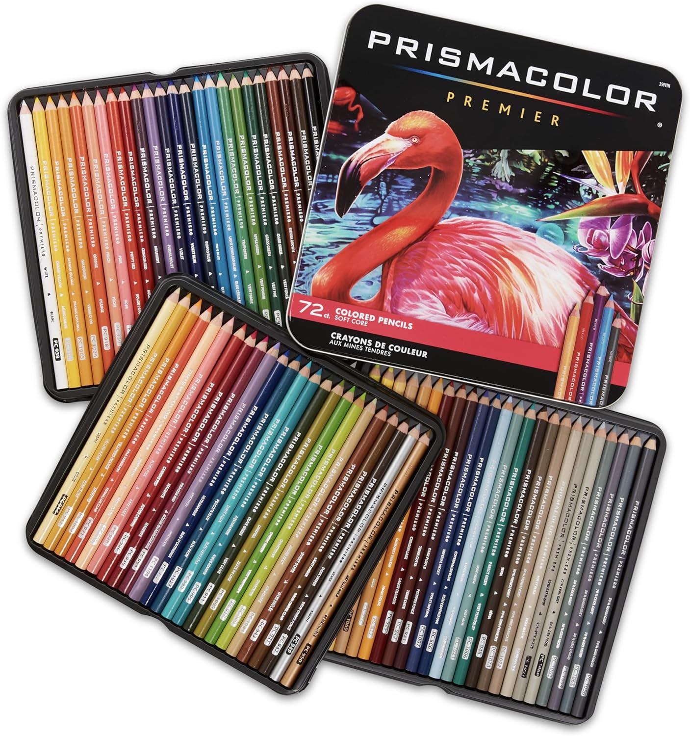 Sanford Prismacolor Premier Colored Pencils, Pack of 72, Multi-Colour