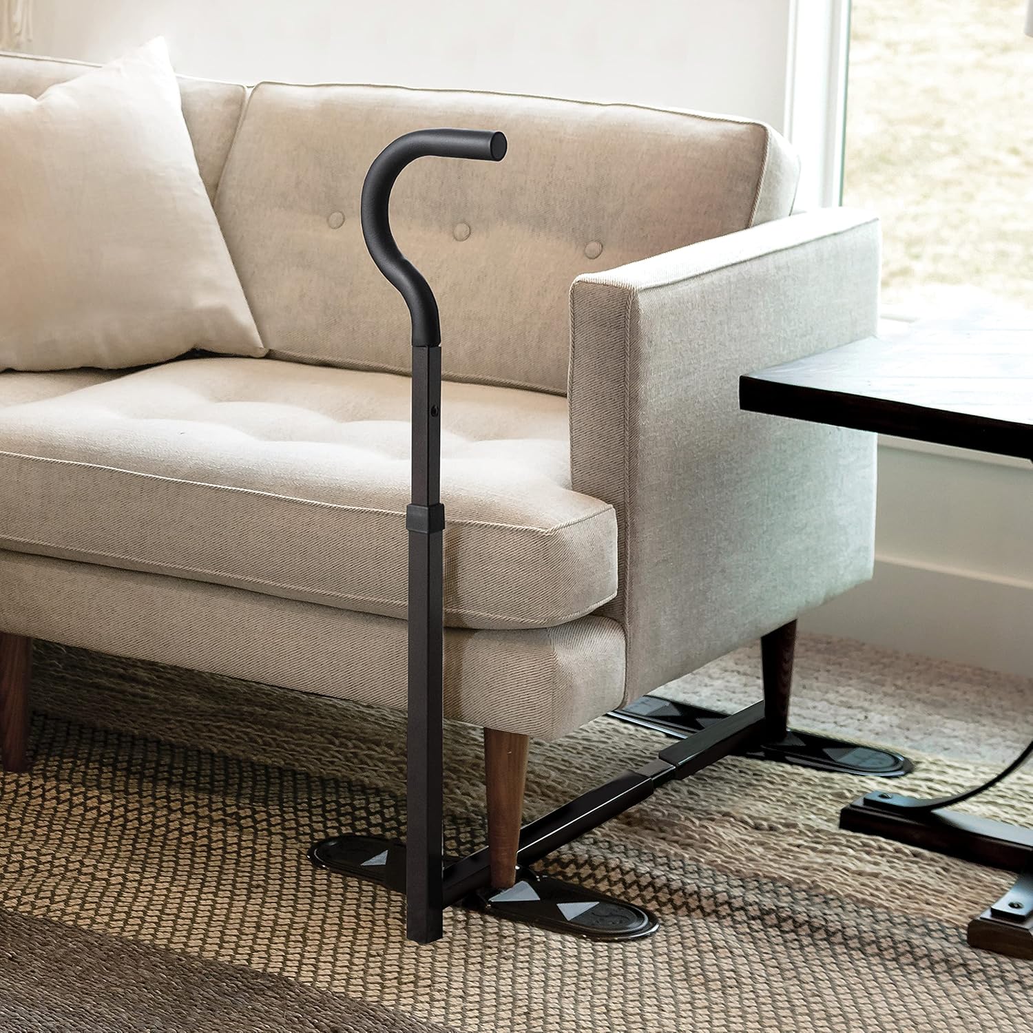 Able Life Universal Chair Cane, Stand Assist Aid for Elderly, Chair-Lift Assistance Device for Seniors, Standing Mobility Aid and Support, Adjustable Couch Rail with Grab Bar, Handicapped Accessory
