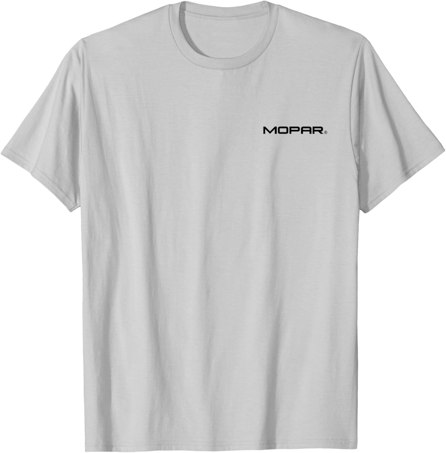 Mopar Vintage 1937-1947 Logo (Front/Back Print) - Grey T-Shirt