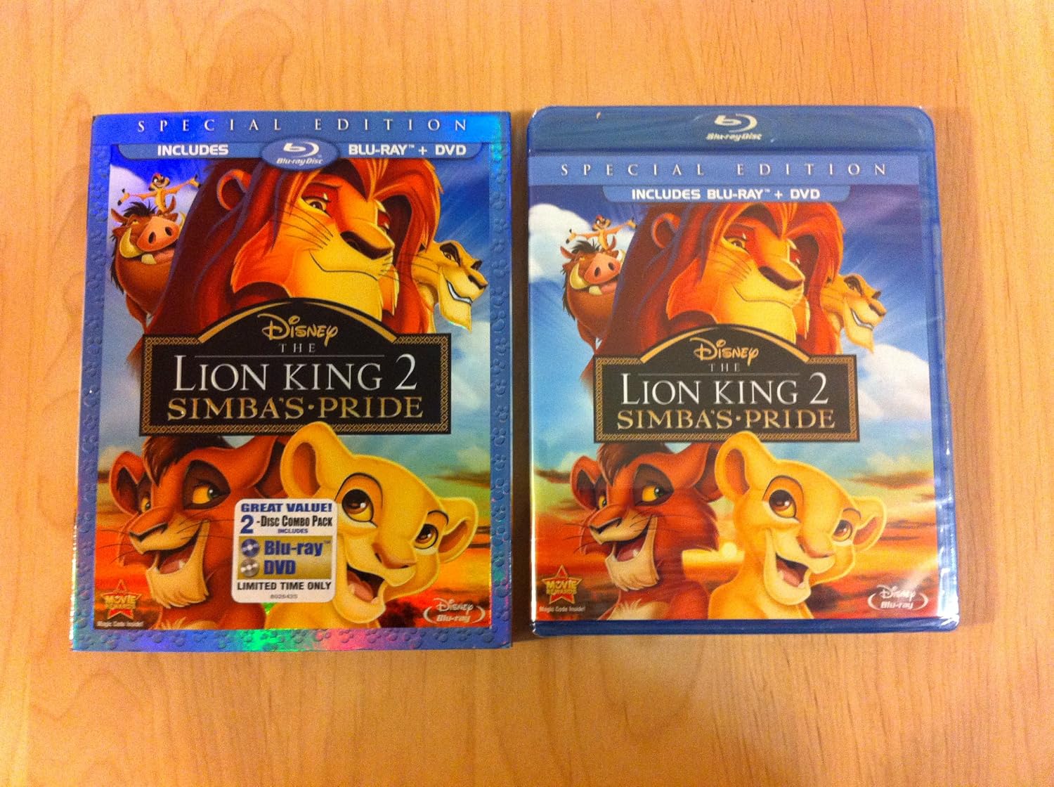 The Lion King II: Simba's Pride Special Edition (Two-Disc Blu-ray/DVD Combo in Blu-ray Packaging)