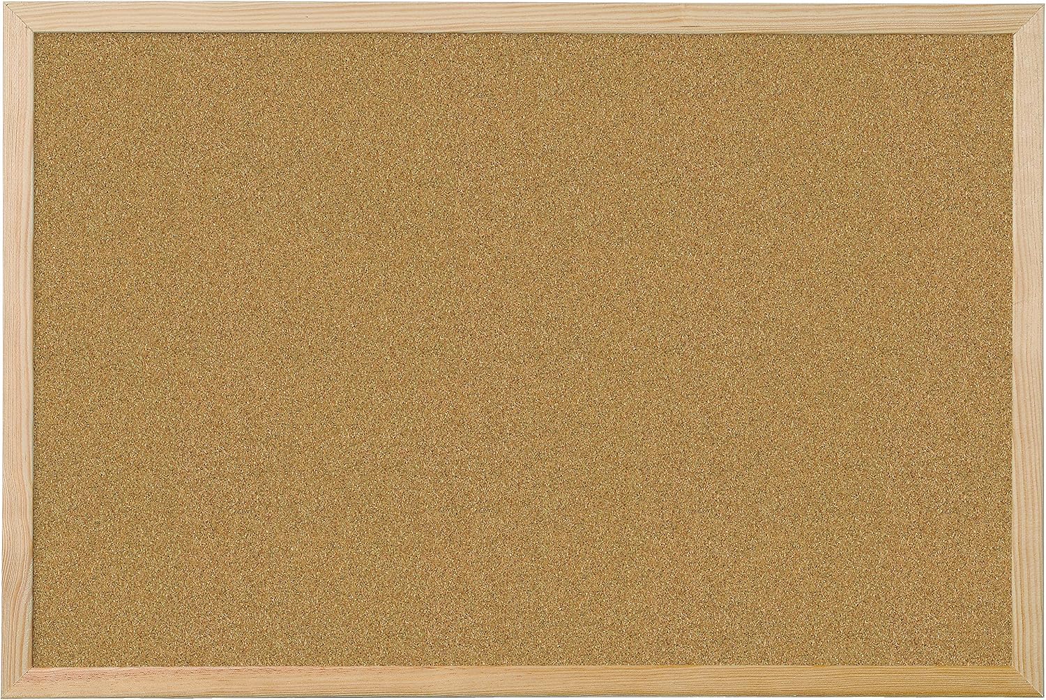 Q-Connect Lightweight Cork Noticeboard 600 x 900 mm