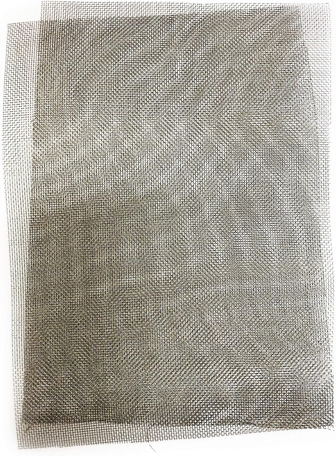 Stainless Steel BugScreen Insect Mesh Durable and Corrosion Resistant Bug Screen for Windows, Doors, and Vents | A4 Sheet (210 x 300mm) x 2 Pack