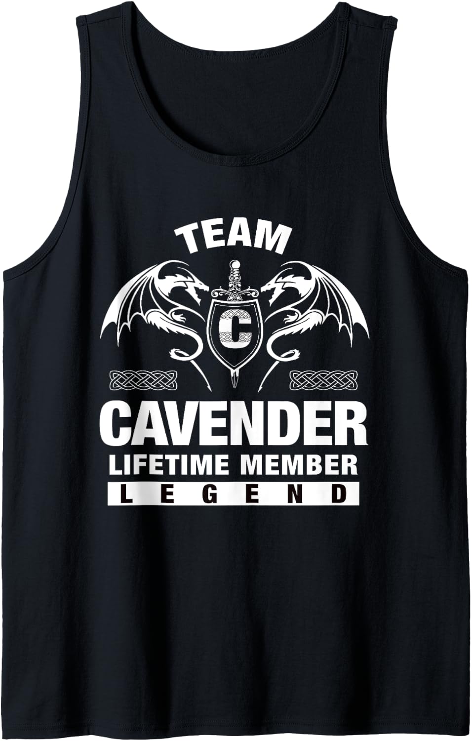 Team CAVENDER - Lifetime Member Gifts Tank Top