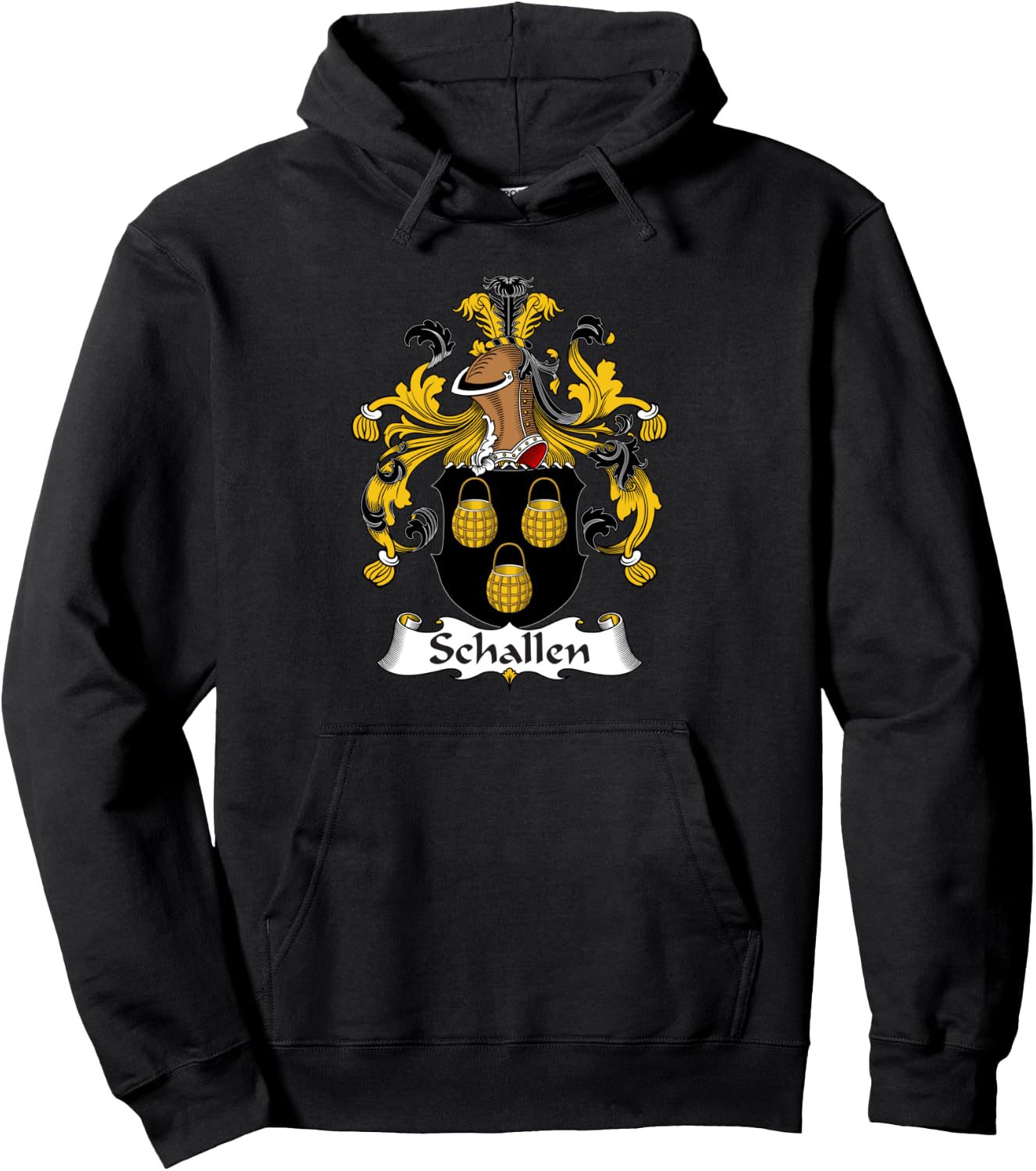 Schallen Coat of Arms - Family Crest Pullover Hoodie