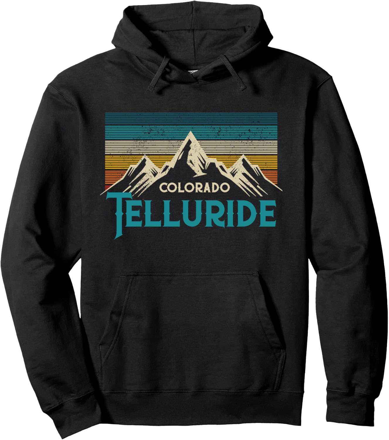 Telluride Colorado Vintage USA America Souvenir Pullover Hoodie