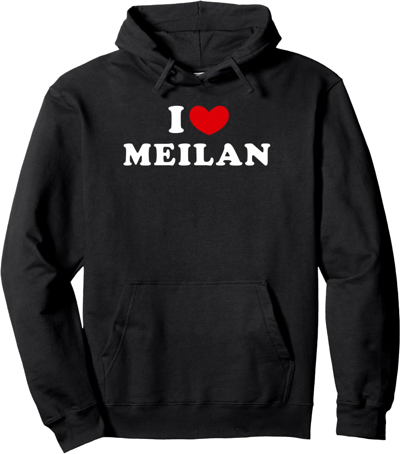 I Love Meilan, I Heart Meilan Pullover Hoodie