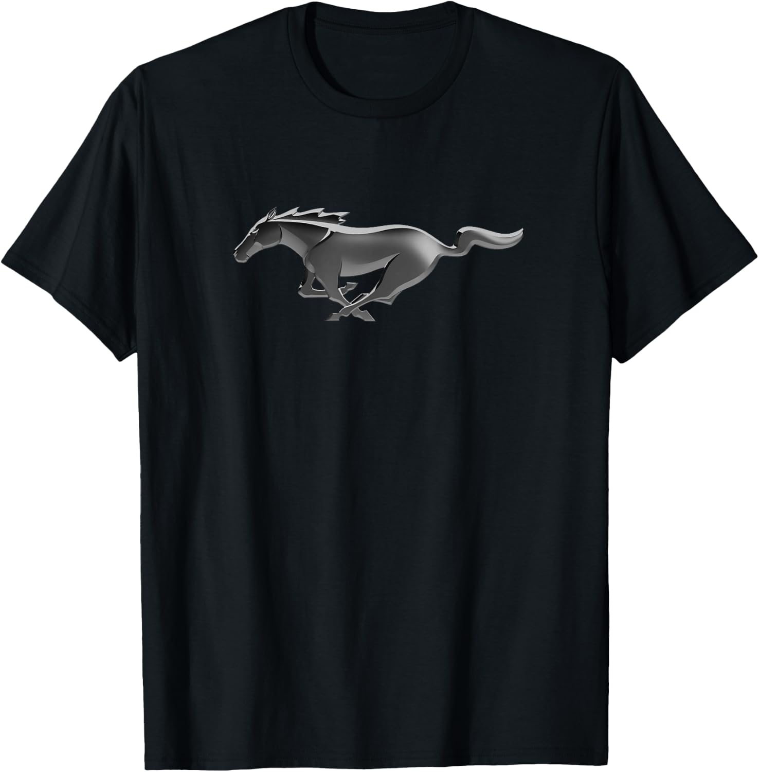 Ford Mustang Modern Pony Logo T-Shirt Small