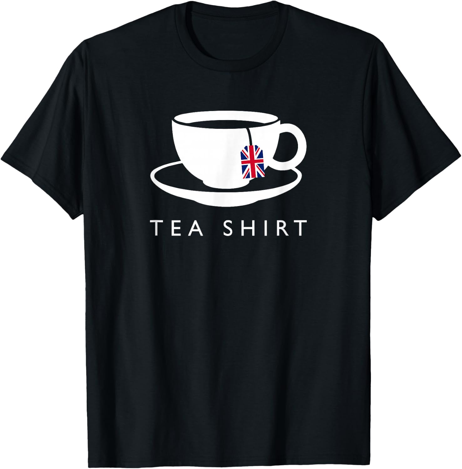 I Love English Tea UK Flag T-Shirt | British Tea Lover Tee for Men Women
