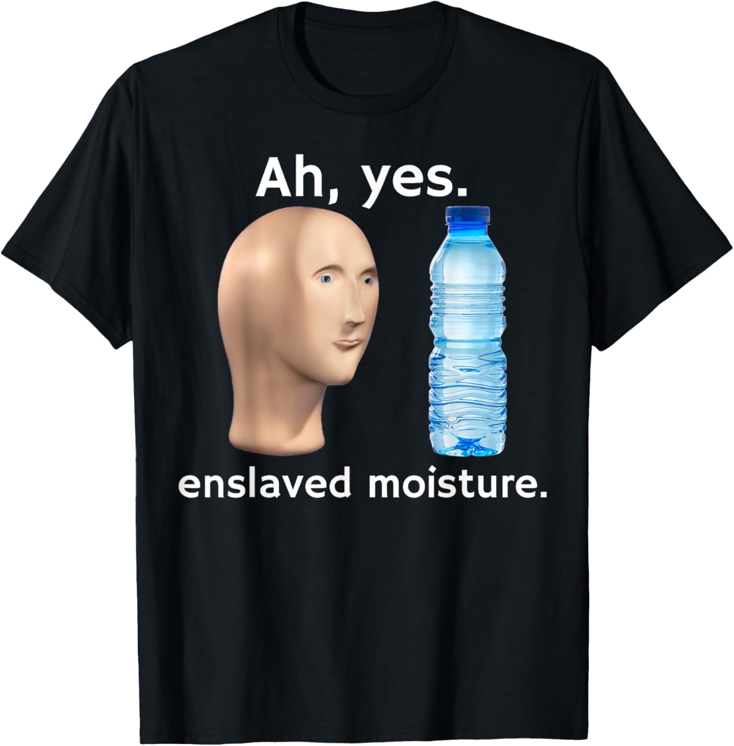 Ah Yes Enslaved Moisture Meme Funny Memes Internet Memes Pun T-Shirt