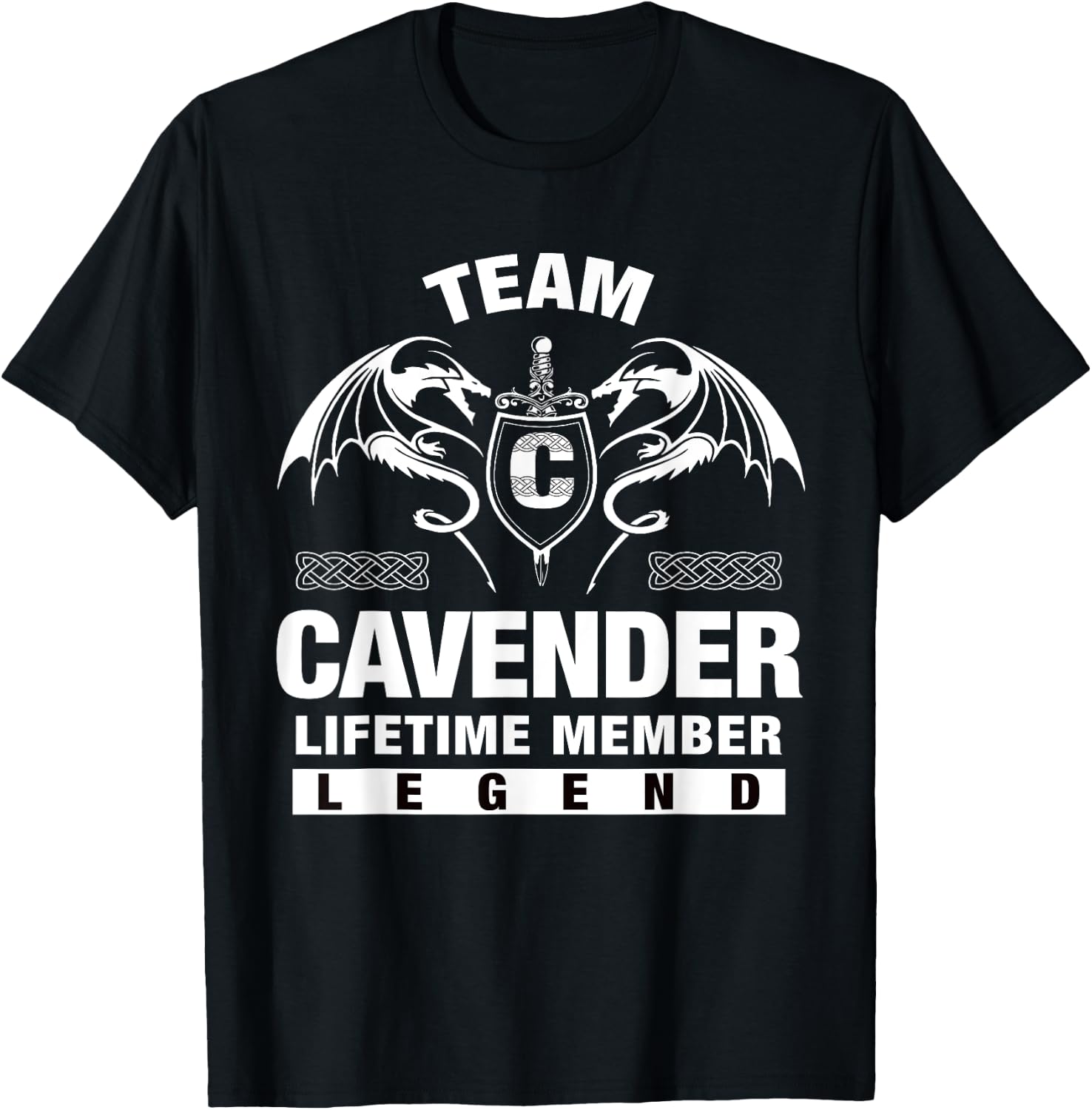 Team CAVENDER - Lifetime Member Gifts T-Shirt