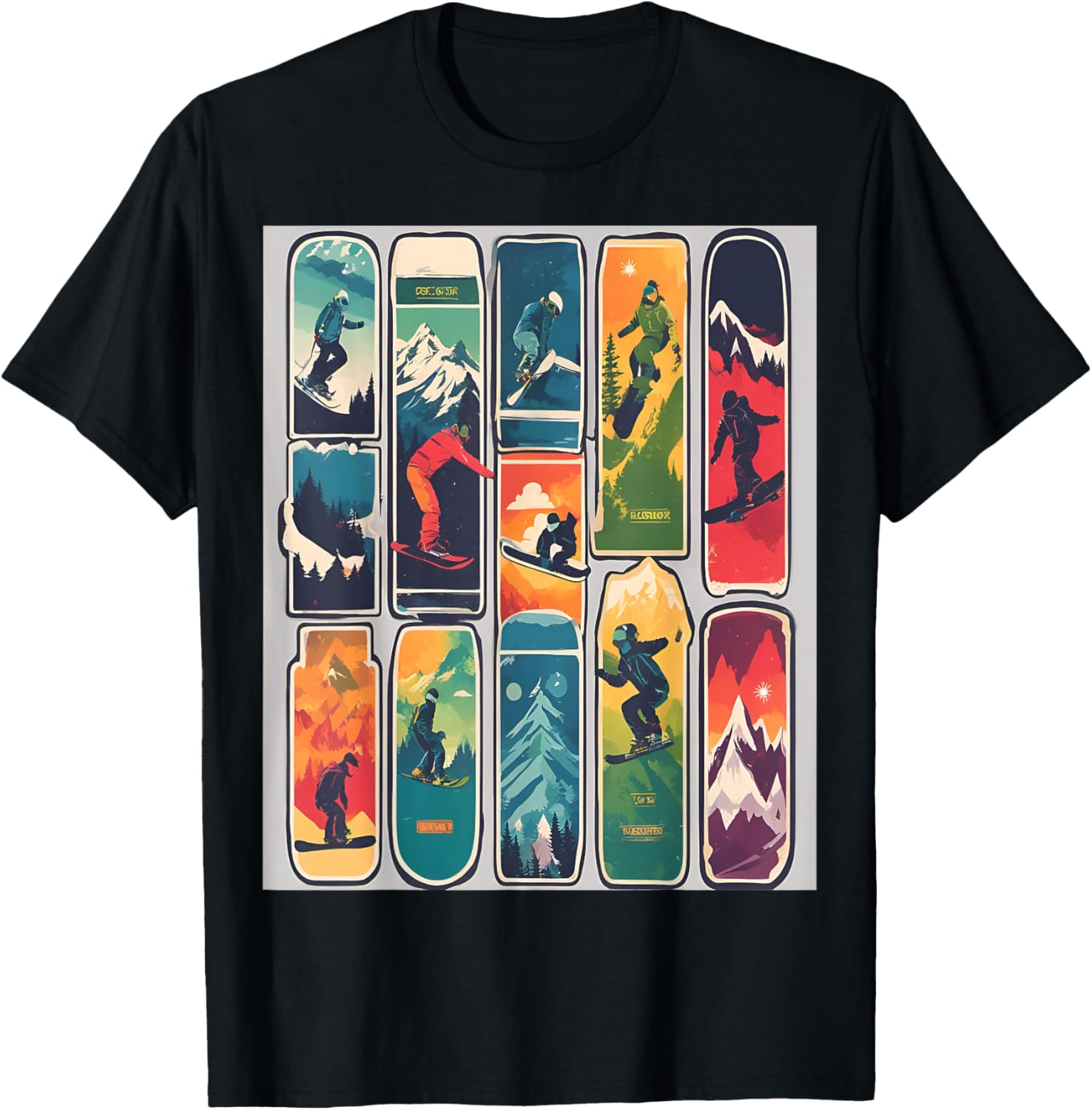 Eco Snowboarding: Green Glide T-Shirt